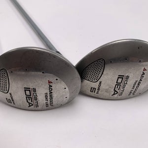 Adams Idea Tight Lies 3 & 5 Fairway Wood Set 15* 18* Ladies Graphite Womens RH