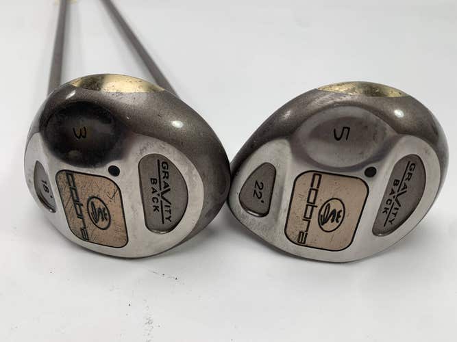 Cobra Gravity Back 3 & 5 Fairway Wood Set 18* 22* Lady Cobra Airweight Ladies RH
