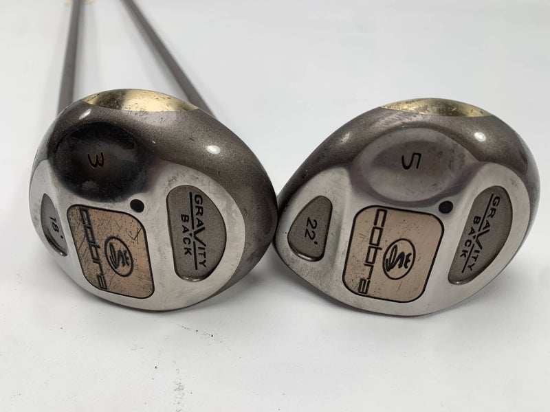 Cobra Gravity Back 3 & 5 Fairway Wood Set 18* 22* Lady Cobra Airweight Ladies RH