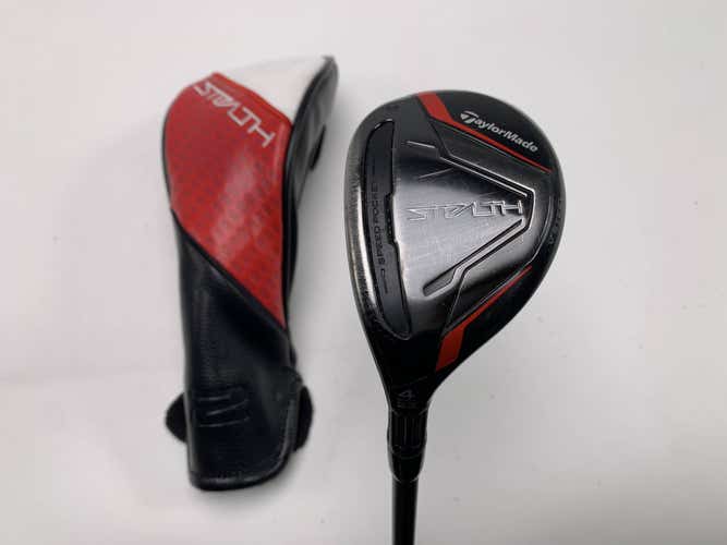 TaylorMade Stealth Rescue 4 Hybrid 22* KBS Max Graphite Iron 55g Regular LH HC