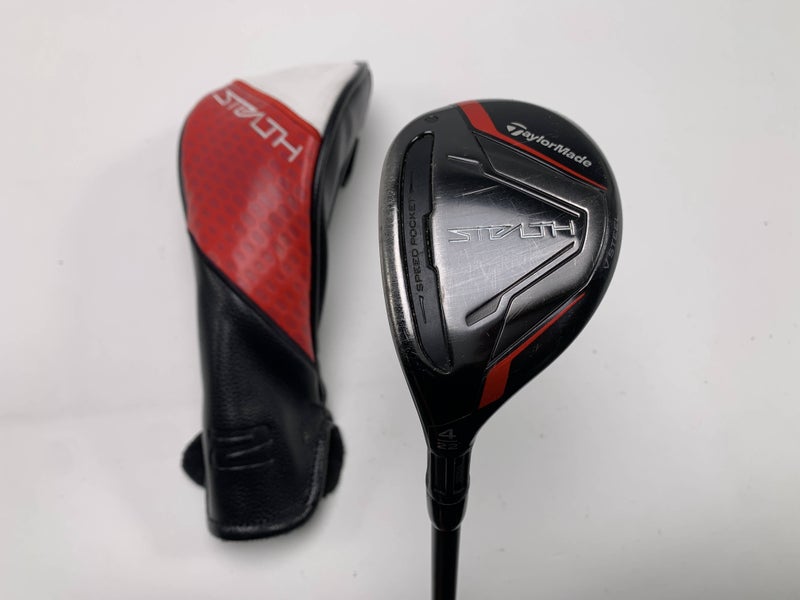 TaylorMade Stealth Rescue 4 Hybrid 22* KBS Max Graphite Iron 55g Regular LH HC