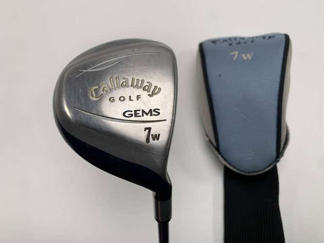 Callaway Gems 7 Fairway Wood 21* Aldila 50g Ladies Graphite Womens RH HC