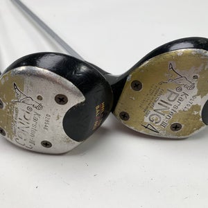 Ping Eye 3 & 4 Fairway Wood Set 15* 17* ZZ - Lite Stiff Steel Mens RH