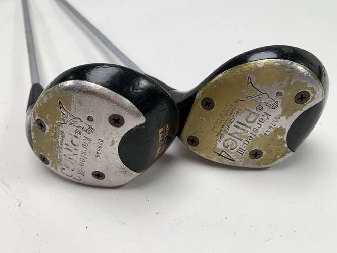 Ping Eye 3 & 4 Fairway Wood Set 15* 17* ZZ - Lite Stiff Steel Mens RH