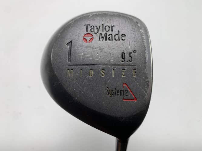 TaylorMade System 2 Driver 9.5* Flex Twist Plus Stiff Graphite Mens RH