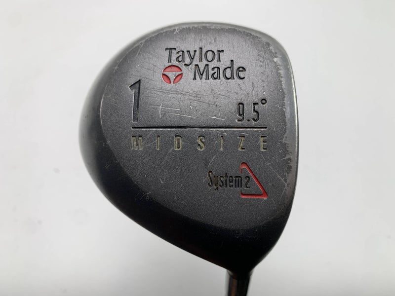 TaylorMade System 2 Driver 9.5* Flex Twist Plus Stiff Graphite Mens RH