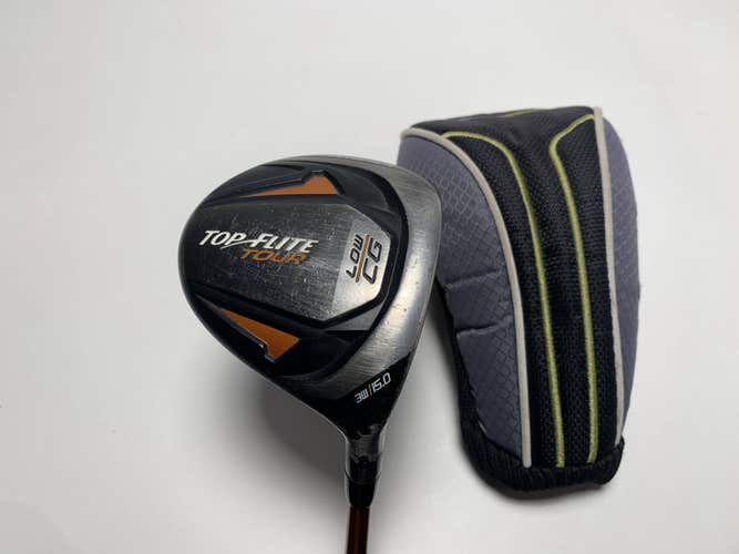 Top Flite Tour 3 Fairway Wood 15* Aldila NVS Orange 65g Senior Graphite RH HC