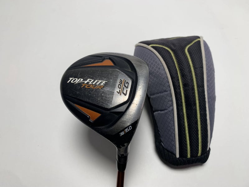 Top Flite Tour 3 Fairway Wood 15* Aldila NVS Orange 65g Senior Graphite RH HC
