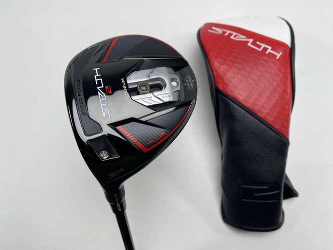 TaylorMade Stealth 2 Plus 3 Fairway Wood 15*  HZRDUS 6.5 Gen 4 XStiff LH HC NEW