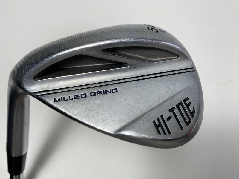 TaylorMade Milled Grind HI-TOE 3 Chrome Wedge 54* 10 KBS Hi-Rev 2.0 Wedge LH