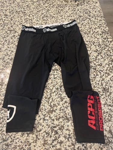 Adrenaline Atlantic Coast Prospect lacrosse games mens 3/4 tights L large NEW