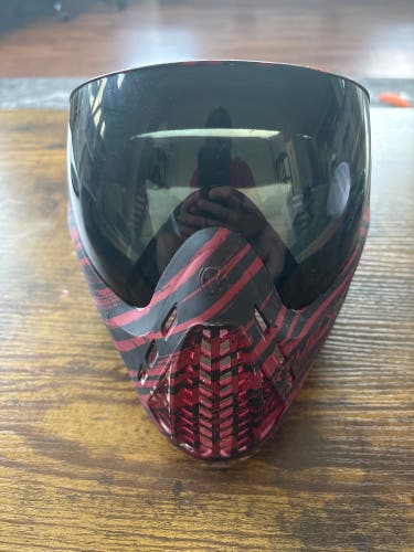 Virtue Ascend Paintball Mask Red/Black (Used)
