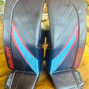 31"  Bauer Vapor X5 Pro Goalie Leg Pads - Custom Ordered Seattle Kraken Color Setup