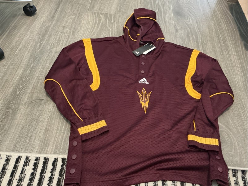 NWT men's XXL Adidas Arizona Sundevils long sleeve basketball shooting hoodie