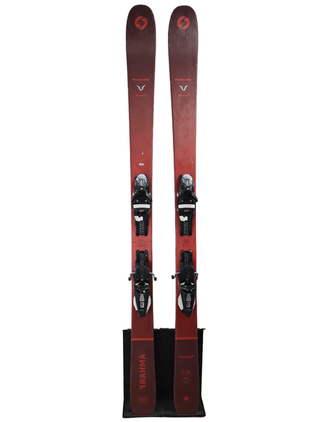 Used 2022 Blizzard Brahma 88 Skis with Look NX 12 GW Bindings