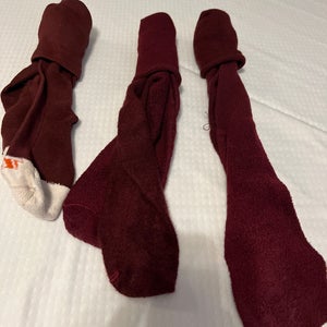 Maroon Baseball socks