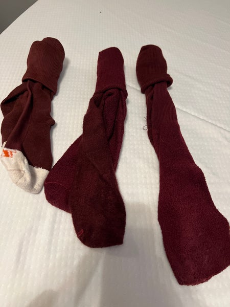 Maroon Baseball socks