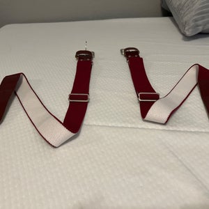 2 Maroon Baseball belts