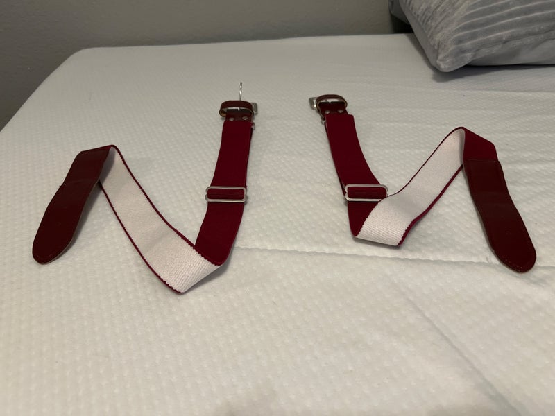 2 Maroon Baseball belts