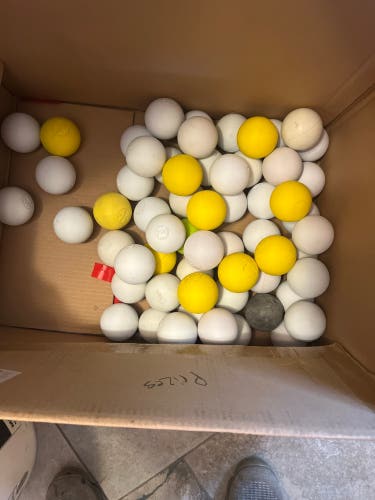 60 Used and New lacrosse balls