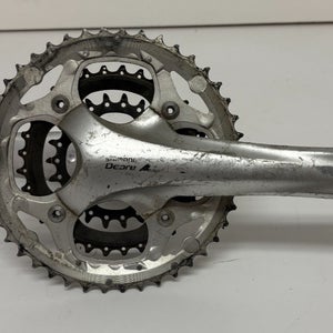 Shimano Deore LX FC-M661 175mm 44/32/22 Silver Aluminum Triple Crankset