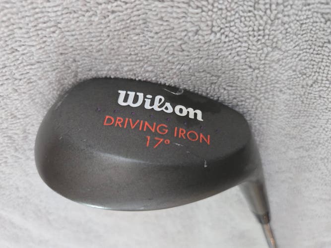 Men's 1 iron Wilson Right Handed Stiff Flex Steel Shaft (Used)