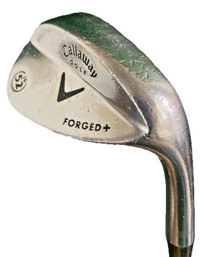 Callaway Golf Forged Plus Gap Wedge 52*10 RH Stiff Steel 35" New Jumbo Grip