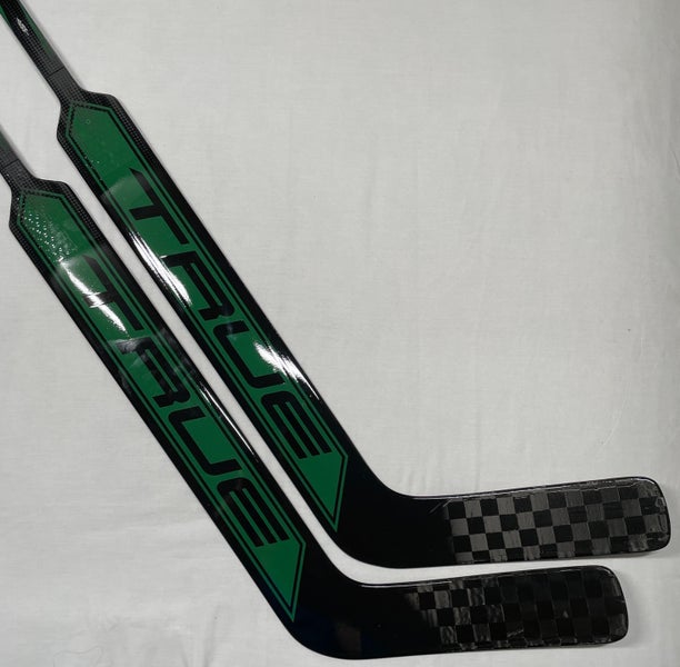 NEW True HZRDUS 7X4 Goalie Sticks, 25”, Green, Regular Hand - 2 Pack