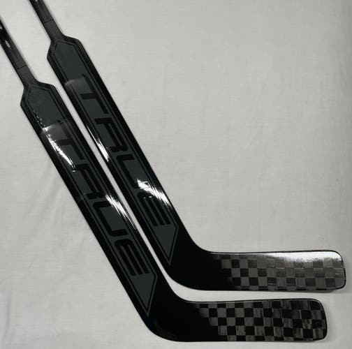 NEW True HZRDUS 7X4 Goalie Sticks, 24”, Blackout, Regular Hand - 2 Pack