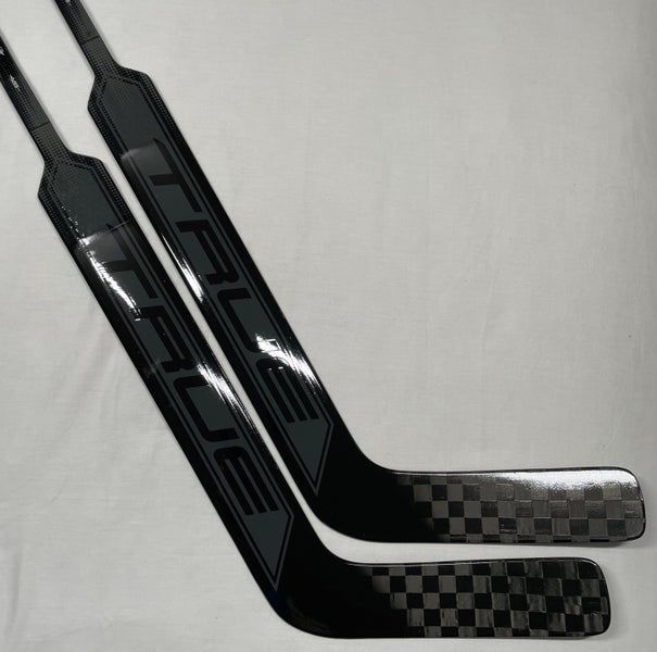 NEW True HZRDUS 7X4 Goalie Sticks, 24”, Blackout, Regular Hand - 2 Pack