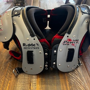 Medium Adult Riddell Power SPX Shoulder Pads (Used)