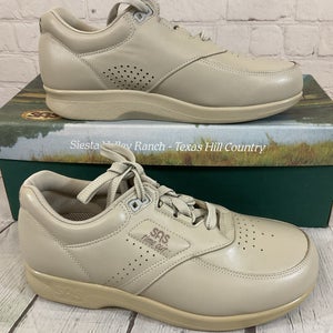 SAS 0092-002 Men's TIME OUT Leather Walking Shoes Bone White US 11.5 W