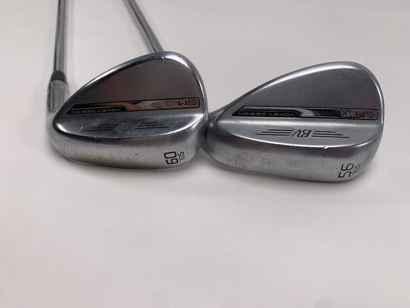 Titleist Vokey SM10 Tour Chrome Wedge Set 56* 10 | 60* 10 Wedge Steel Mens RH