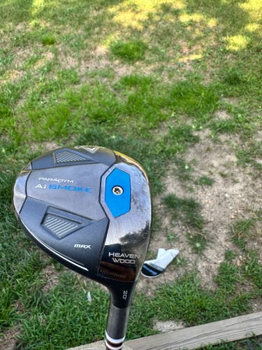 Callaway Ai Smoke Max 7 Heavenwood – 20° – HZRDUS Silver 70g Gen 4 Stiff – Extra Carry!