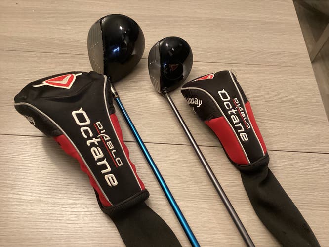 Golf bundle Callaway Daiblo Octane Driver And Fairway Wood With Head covers