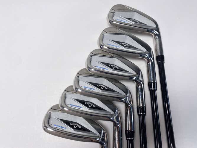 Callaway Paradym Ai Smoke Max Fast Iron Set 7-PW+GW+SW Tensei Blue SR RH NEW