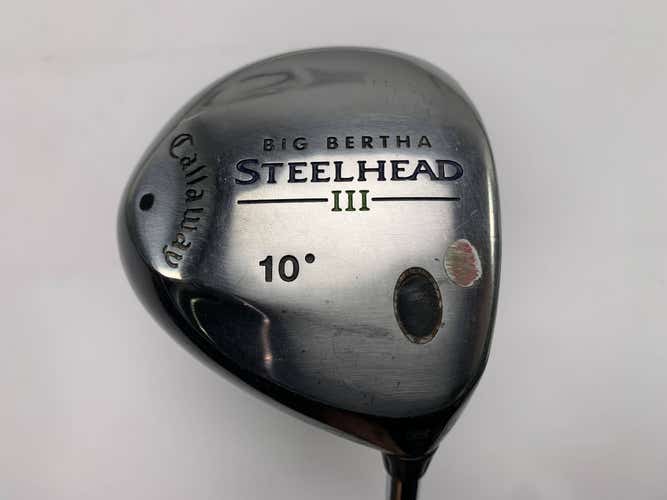 Callaway Steelhead III Driver 10* Uniflex Steel Mens RH