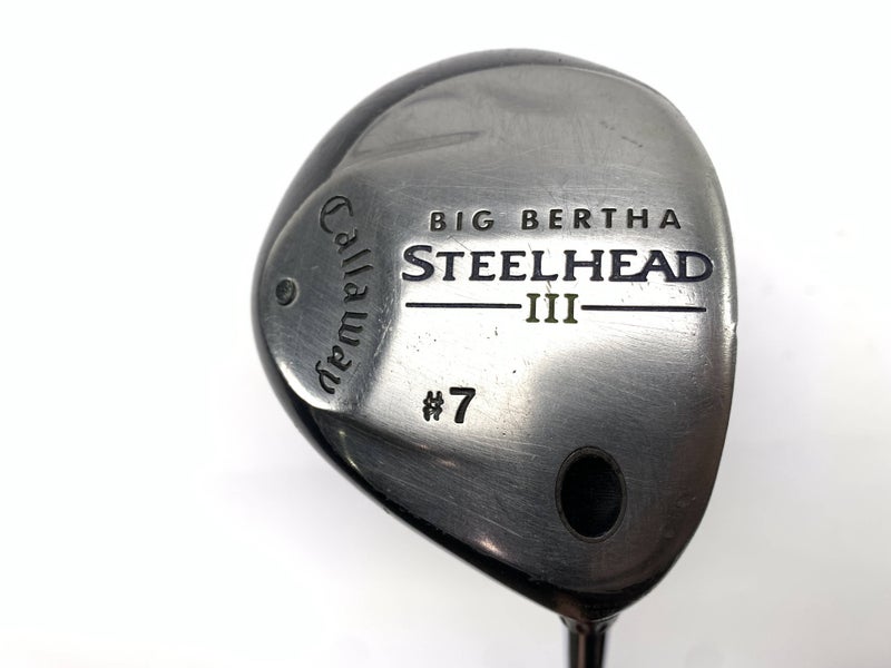 Callaway Steelhead III 7 Fairway Wood 21* System III Uniflex Steel Mens RH