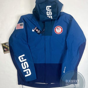 Nike Storm Fit ACG Goretex Team USA Olympics Jacket Blue  L