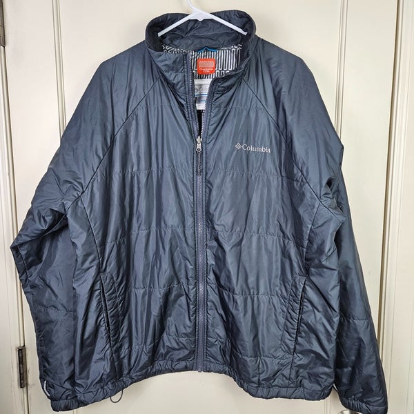 Columbia Thermal Coil Jacket Mens Size: XL Puffer Jacket Interchange Liner Gray