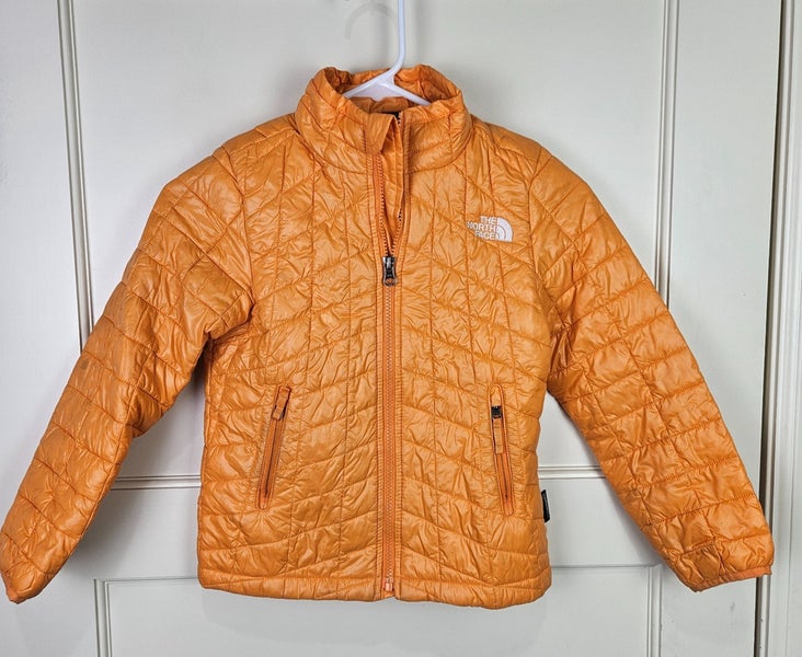 The North Face Thermoball Eco Puffer Jacket Youth Kid's Size: XS (6) Yellow