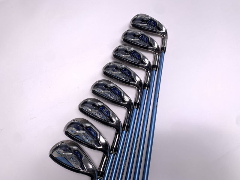 Cobra S2 Ladies Iron Set 5-PW+GW+SW Aldila DVS-2 Ladies Graphite Womens RH