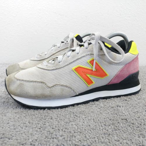 New Balance 515 V3 Womens Size 8.5 Running Shoes WL515BR3 Gray Suede Sneakers