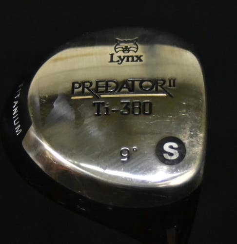LYNX PREDATOR TI-380 DRIVER, LOFT: 9, SHAFT: 45", STIFF FLEX, RH