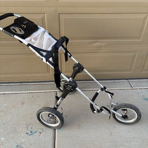 Silver Unisex Bag Boy EZ fold Push Cart (Used)