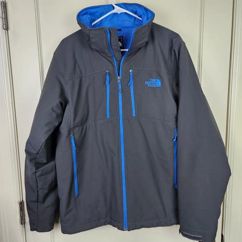 The North Face Jacket Mens Size: M Zip Up Insulated Softshell Gray