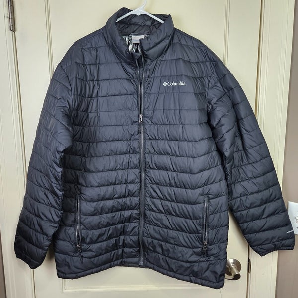 Columbia White Out II Omni-Heat Puffer Jacket Coat Men's Size: LT Black