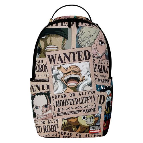 Sprayground One Piece Wanted Shark Posters Unisex Multi Top Handle Backpack DSB9