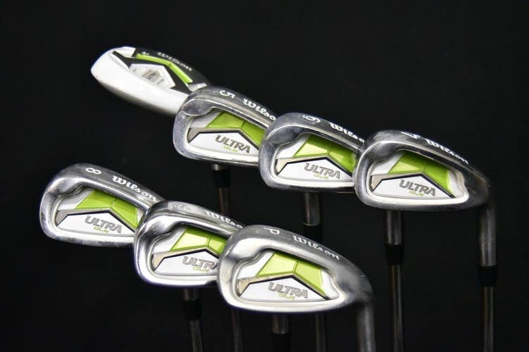 WILSON ULTRA BLX IRON SET 5-9, PW IRONS, 4H, REGULAR FLEX, SHAFT 38" (5I), RH