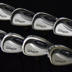 KING COBRA SS-1 IRON SET 4-9, P, W, IRONS, LADIES FLEX, SHAFT 38" (5I), RH